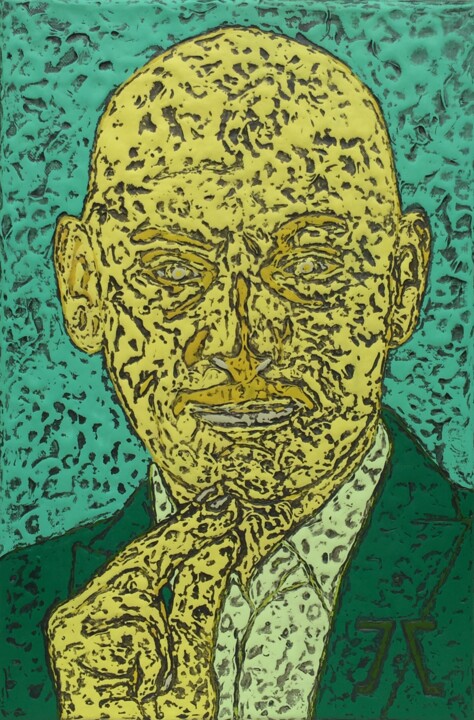 Peinture intitulée "FÉLE" par Marjinal Artiste Peintre Décalé Français, Œuvre d'art originale, Acrylique