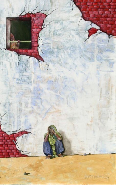 绘画,  47.2x19.7 in 