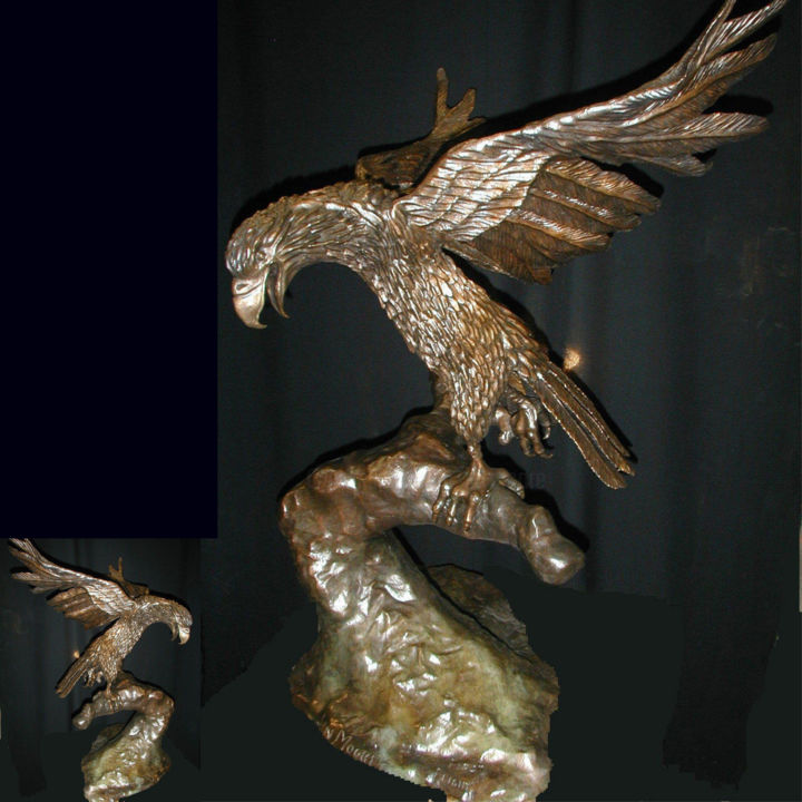 First Flight 雕塑, 40x26 in