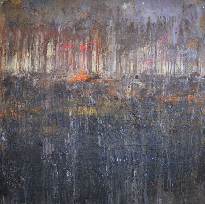 Peinture intitulée "Sans titre 9" par Arnaud Gautron, Œuvre d'art originale, Acrylique