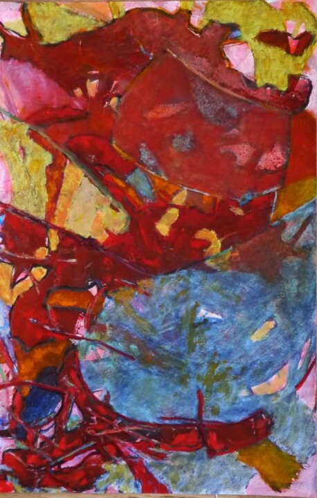 Peinture intitulée "Gaea" par Philippe Casaubon, Œuvre d'art originale, Huile