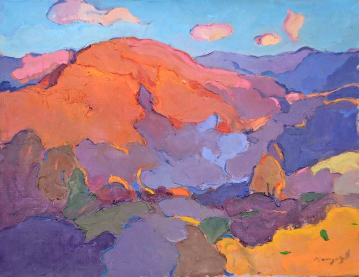red mountain 绘画, 23.6x31.5 in