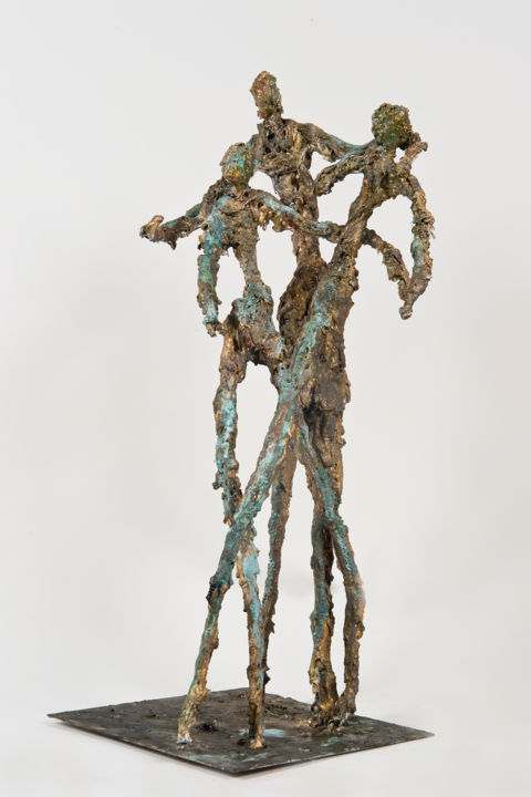 Sculpture intitulée "Bientôt séparés" par G.Tivert-Gillemann, Œuvre d'art originale