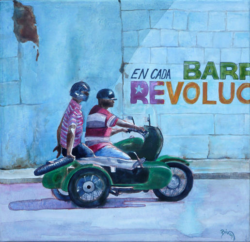 EN CADA BARRI 4 绘画, 11.8x11.8 in