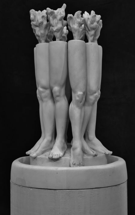 雕塑,  24x16.5 in 