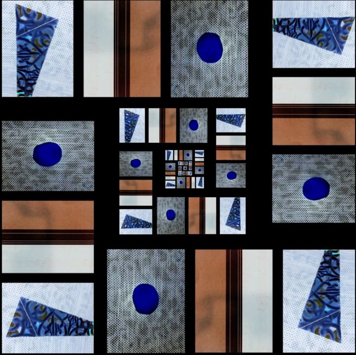 Arts numériques intitulée "Triptyque Abricot-P…" par Jean-Luc Perrault, Œuvre d'art originale, Photo montage