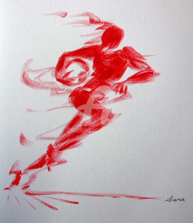 Rugby N°5 图画, 16.5x15.8 in