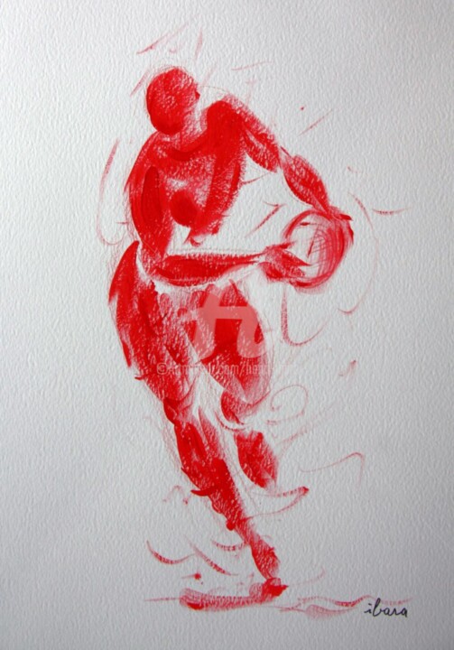 Rugby N°6 图画, 16.5x11.8 in