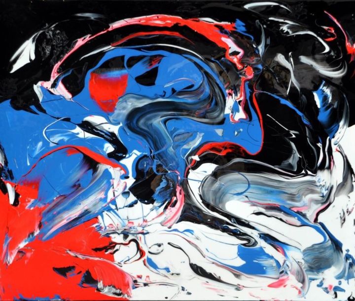 Painting titled "Hypnose. O-artiste" by O-Artiste, Original Artwork