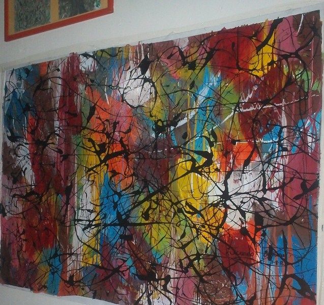 Pintura titulada "Number 4" por Ricardo Montrose, Obra de arte original