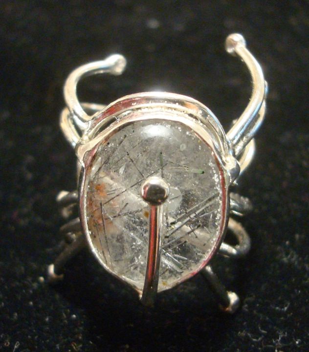 Artesanía titulada "Anillo Espacial 6" por Maga, Obra de arte original, Joyas