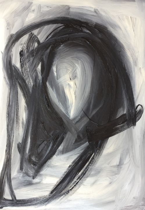 Peinture intitulée "Abstraction 35" par Serge Berry, Œuvre d'art originale