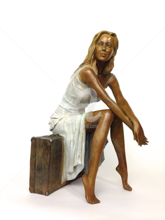 Scultura intitolato "Suzy" da Alain Choisnet, Opera d'arte originale, Bronzo