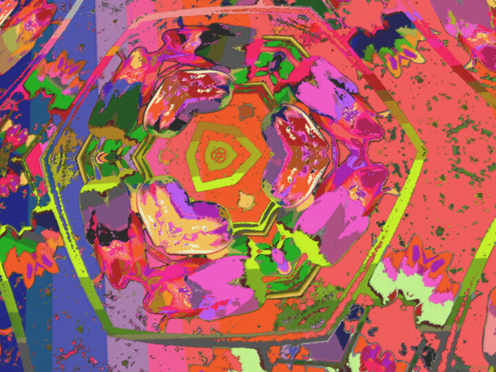 Digital Arts titled "Abstract Spring 2" by Ken Grzesik, Original Artwork, Digital Painting
