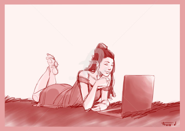 Drawing titled "message email" by Thierry Goulard, Original Artwork, Digital Photography