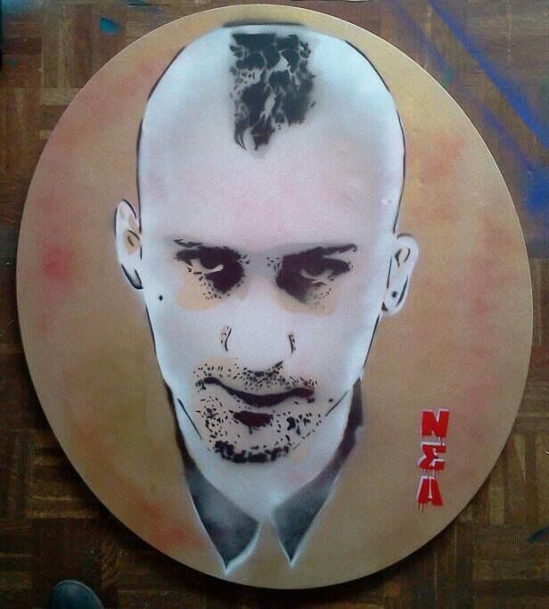 TAXI DRIVER.. 绘画, 35.4x27.6 in