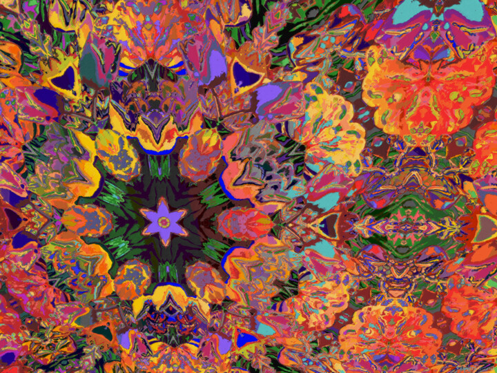 Digital Arts titled "Abstract Spring 10" by Ken Grzesik, Original Artwork, Digital Painting