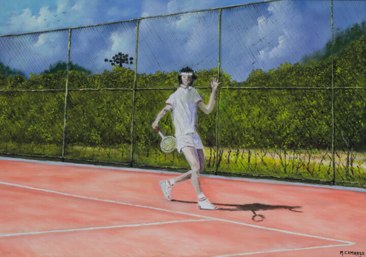Painting titled "J.C. BOHRER" by Marcelo Camargo, Original Artwork