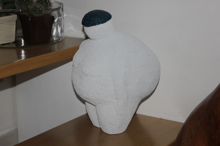 Scultura intitolato "Pépé au béret" da Max Bernard, Opera d'arte originale