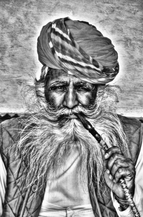 Photography titled "indian portrait 2" by Laseptieme Couleur, Original Artwork