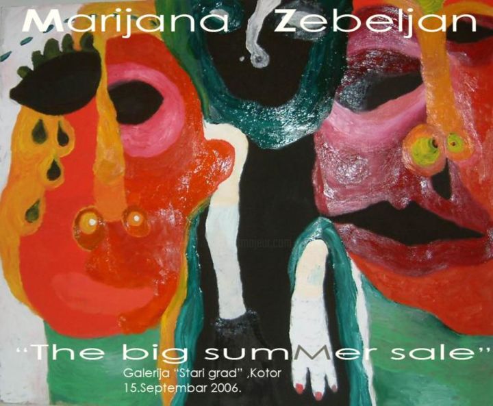 Painting titled "1" by Marijana Zebeljan, Original Artwork