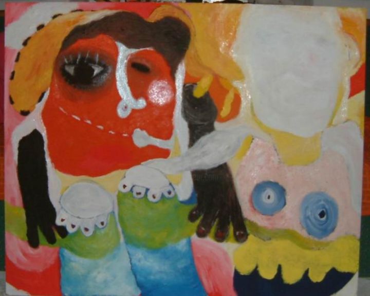 Painting titled "6" by Marijana Zebeljan, Original Artwork