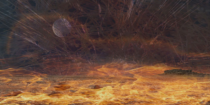 Le feu de la création 数字艺术