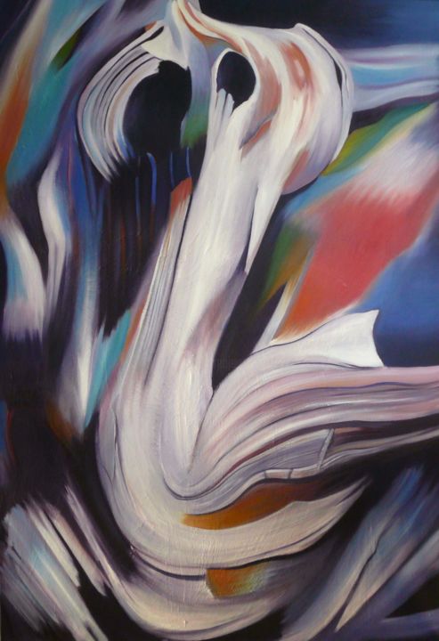 Peinture intitulée "2008-north-cascades…" par Raphaël Roux, Œuvre d'art originale