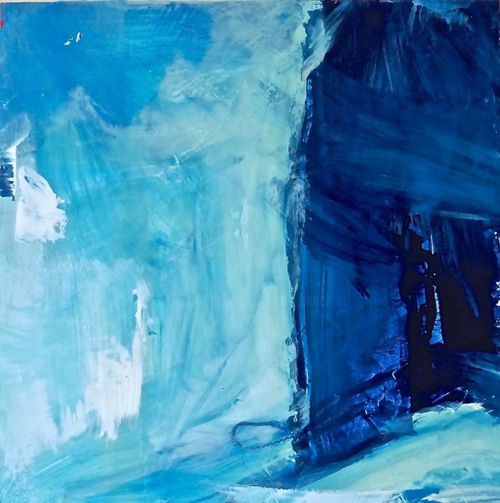 Painting titled ""sans titre" (à Car…" by Steve Beck, Original Artwork, Acrylic