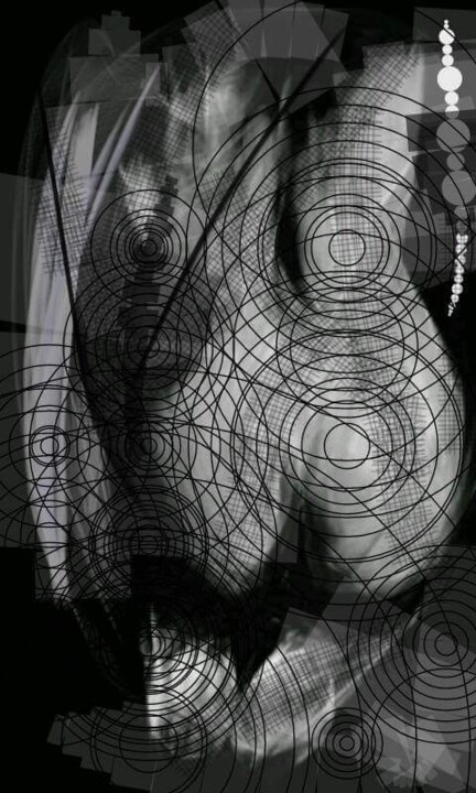 Digital Arts titled "érotiquement femme.…" by Jacky Patin, Original Artwork