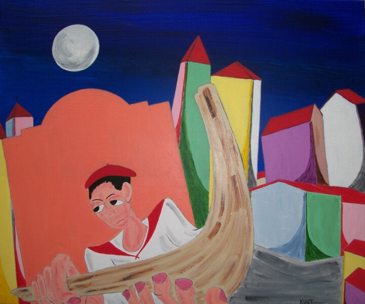 fin de partie 绘画, 19.7x23.6 in