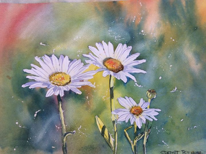 Malerei mit dem Titel "image.jpg" von Dermot Brennan Brennan, Original-Kunstwerk, Aquarell