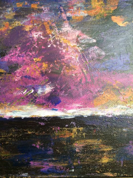 Peinture intitulée "Pure imagination" par Claudie Drapeau, Œuvre d'art originale, Acrylique
