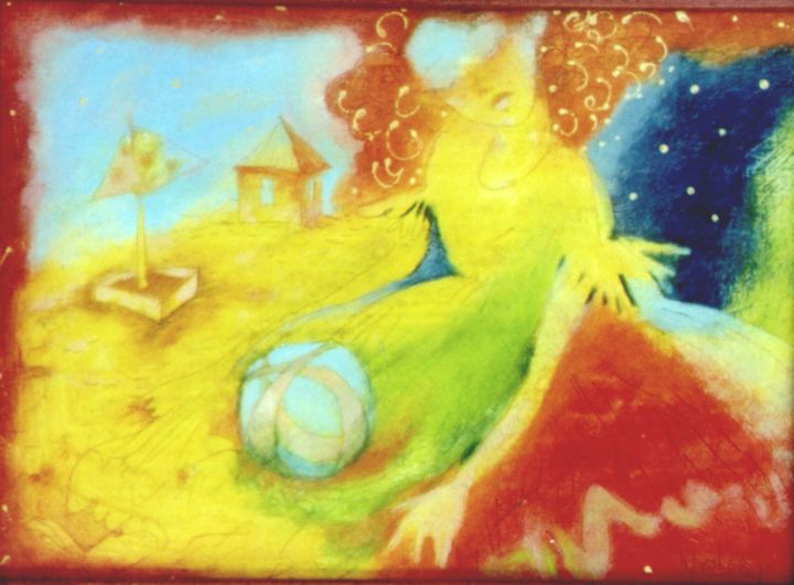 Play 绘画, 9.8x13.8 in