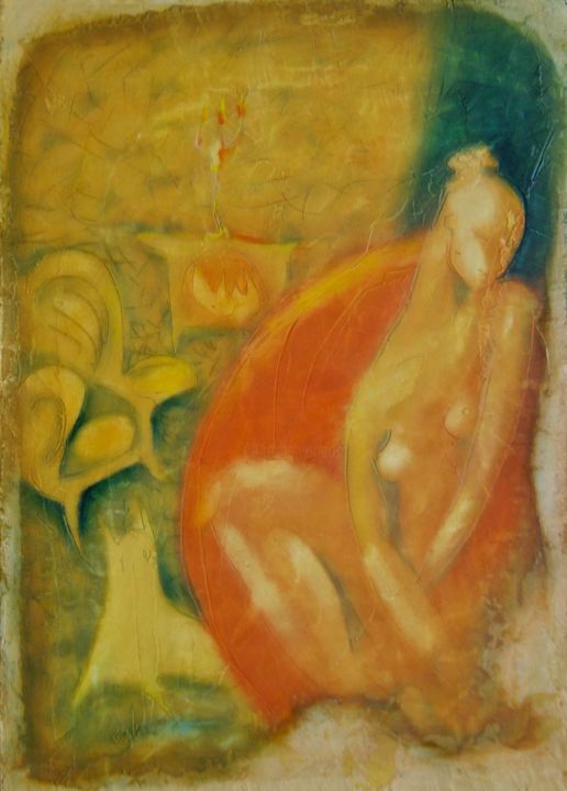 绘画,  15.8x9.8 in 