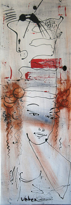 100-35-cm-oil-card-2006-2 绘画, 39.4x13.8 in