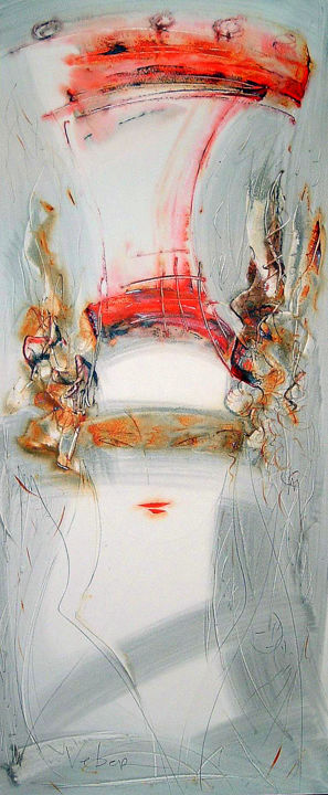 Light and Shadows 绘画, 39.4x15.8 in