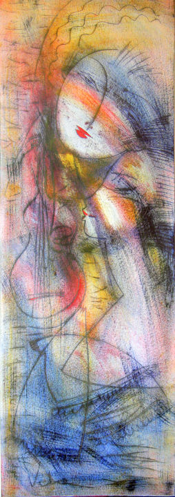 Musical encounters 绘画, 39.4x13.8 in