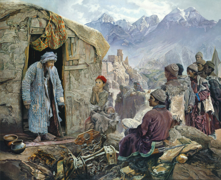 Peinture intitulée "bazard-les-menins.j…" par Alain Bazard, Œuvre d'art originale, Huile