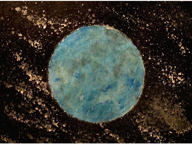 绘画 标题为“The hidden Planet,…” 由Liza Peninon, 原创艺术品, 丙烯