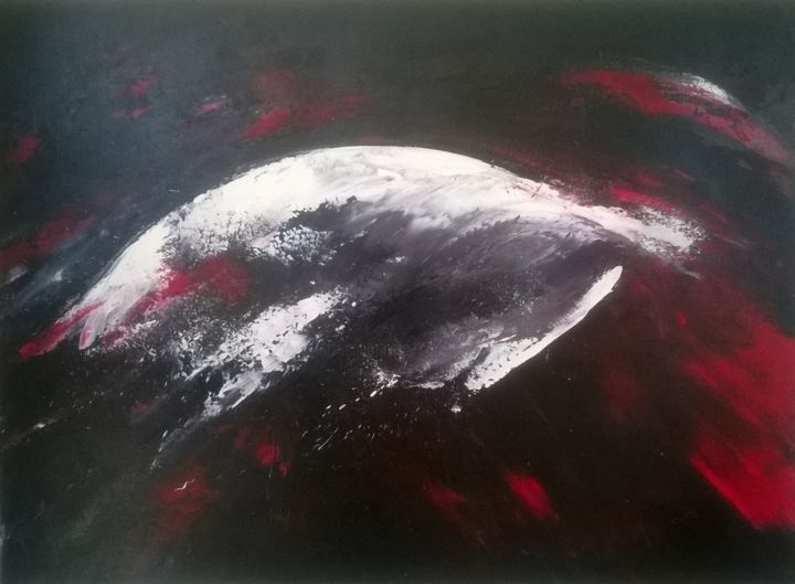 Peinture intitulée "Le dôme" par Sandrine Chalot, Œuvre d'art originale, Acrylique