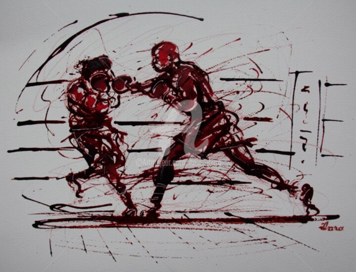 Boxe 图画, 15.8x19.7 in