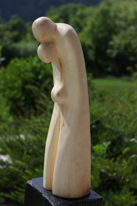 Scultura intitolato "Souple couple" da Max Bernard, Opera d'arte originale