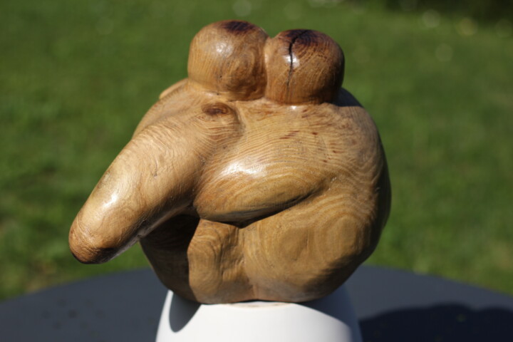 Scultura intitolato "Voulez-vous danser…" da Max Bernard, Opera d'arte originale, Legno