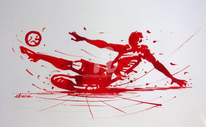 Football N°71 图画, 11.8x16.5 in