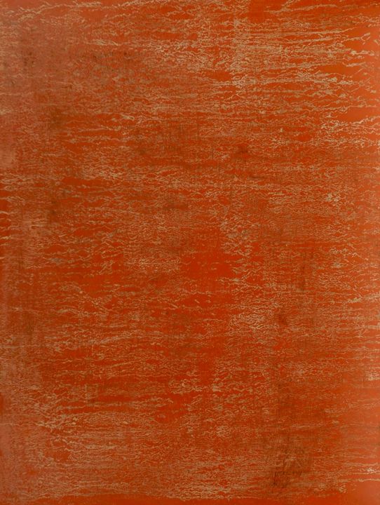 Ζωγραφική με τίτλο "Orange 70's  ** sér…" από Pascal Buffard, Αυθεντικά έργα τέχνης
