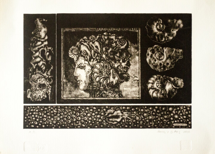 印花与版画,  9.8x14.6 in 