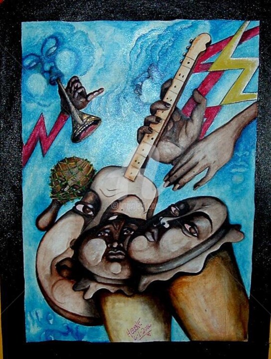 music alive 绘画, 20x16 in