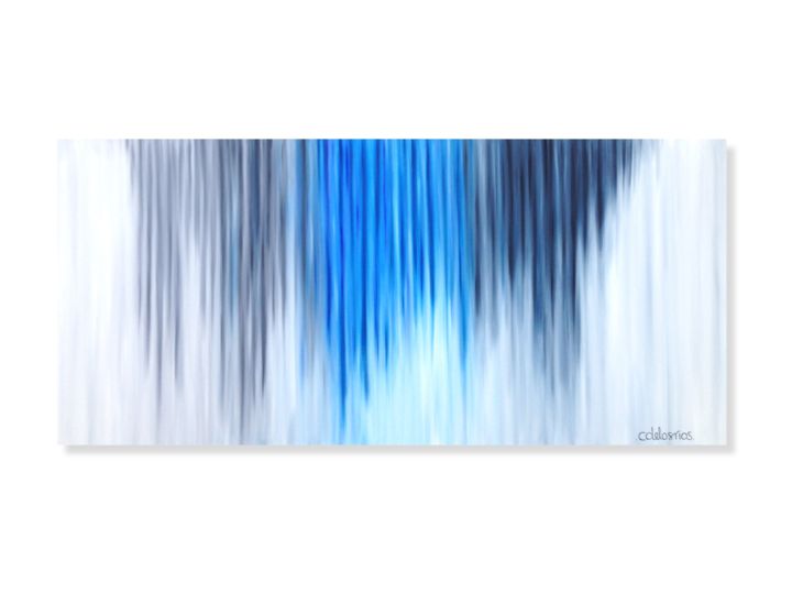 Painting titled "Lluvia" by Carolina De Los Rios, Original Artwork, Oil