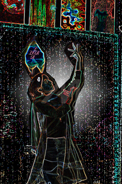 "Ailes Dansent" başlıklı Dijital Sanat Lor Joyeaux tarafından, Orijinal sanat